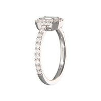 Vicenza - Piazzetta Palladio 2 - Anillo Crivelli Hombre DIAMANTI in Oro blanco Diamante 0.51 Ct 372-3645-GI-3/4 BR - 372-3645-GI-3/4 BR